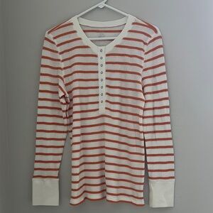 Aerie Red and White Striped Camisole